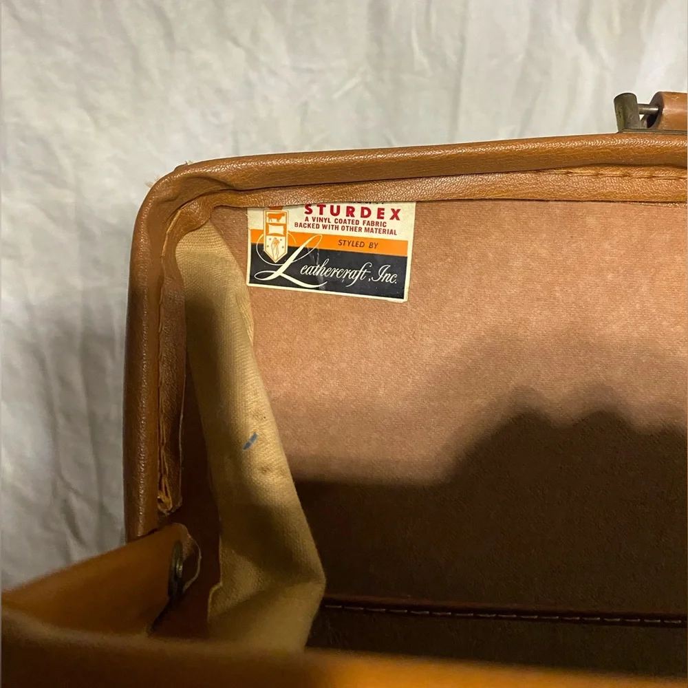 Leathercraft inc: vintage strudex briefcase